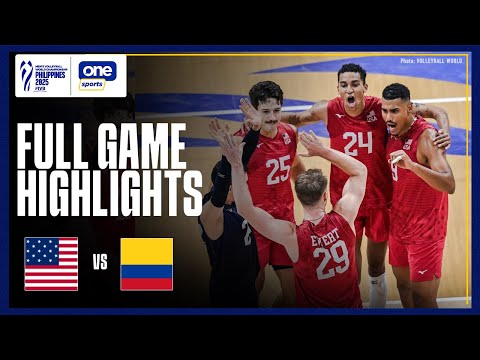 USA vs. COLOMBIA | FULL GAME HIGHLIGHTS | 2025 FIVB VOLLEYBALL MEN’S WORLD CHAMPIONSHIP | SEPT 13