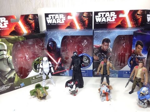Armor Up Stormtrooper, Kylo Ren, Finn, Poe Dameron Star Wars 3 75 inch The Force Awakens Review