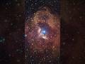 The Gum 41 Nebula, A Cosmic Red Stellar Nursery, 7300 Light Years Away, #shorts