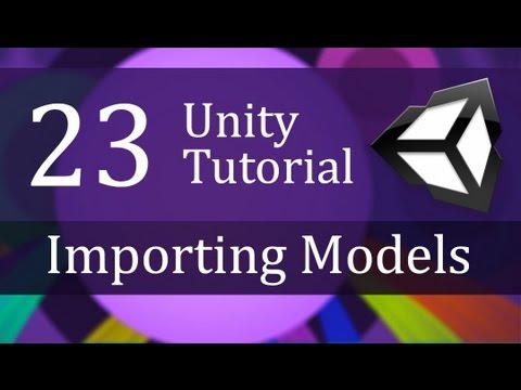 23. Unity Tutorial, Importing Models - Create a Survival Game
