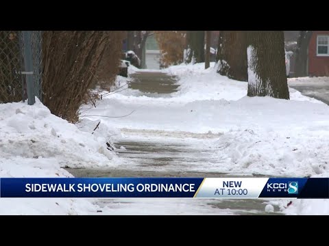 Time running out to clear snow from sidewalks