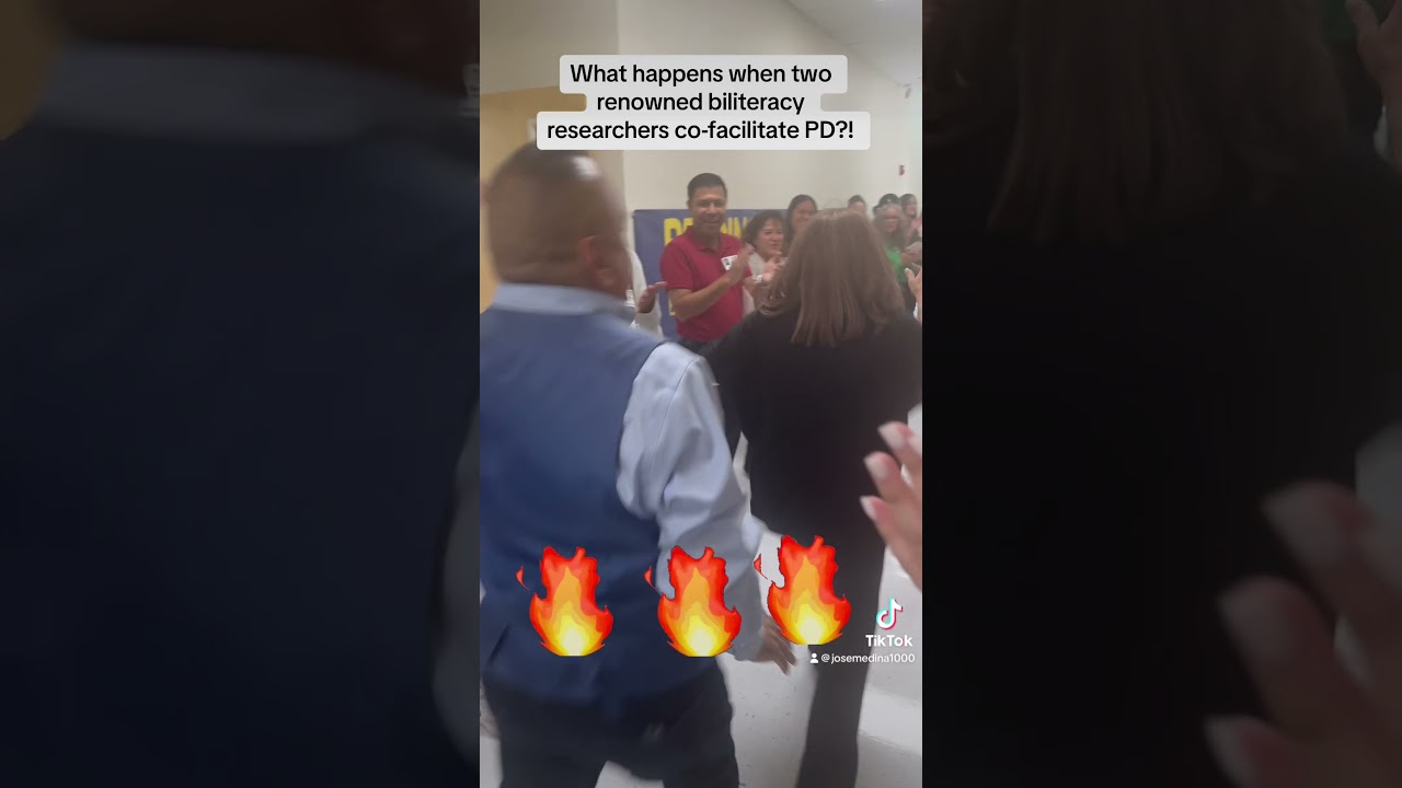 What happens when two renowned  biliteracy research co-facilitate dual language PD?!