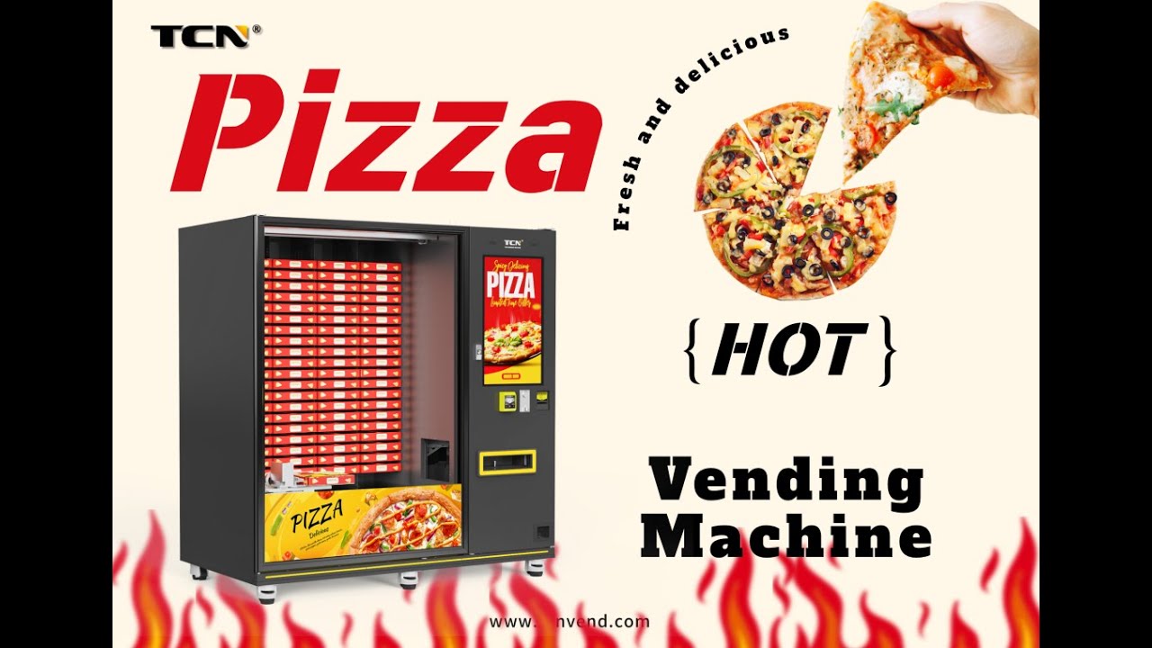 🍕 Hot Pizza. Zero Staff. 24/7.#vendingmachine #hotfoods