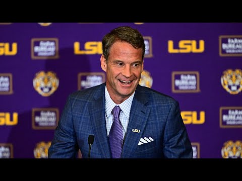 LSU Football Head Coach Lane Kiffin Introductory Press Conference