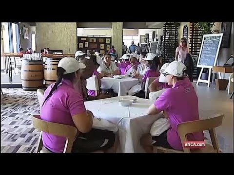 Tennis pro takes talented girls under her wing