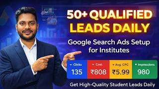 How to Run Google Ads for Coaching Institute🎯| Google Search Ads Setup 2026 for Coaching Classes