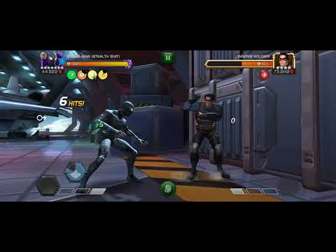 MCOC SPIDER-MAN (STEALTH SUIT) GAMEPLAY AND RANK UP