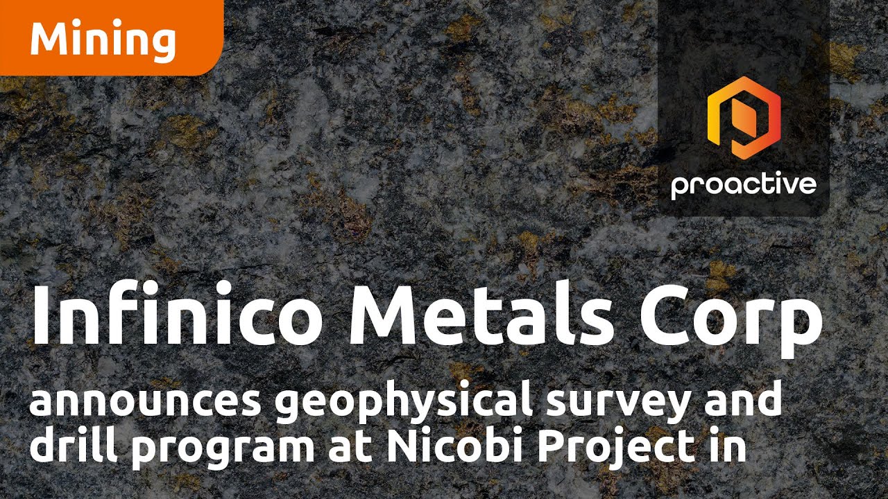 Infinico Metals Corp announces geophysical survey and drill program at Nicobi Project in Quebec