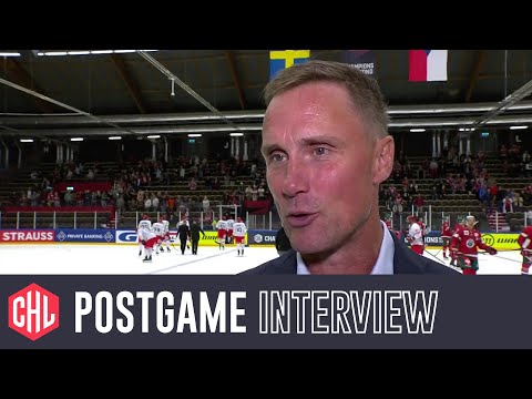 Postgame interviews: Frölunda Gothenburg - Mountfield HK