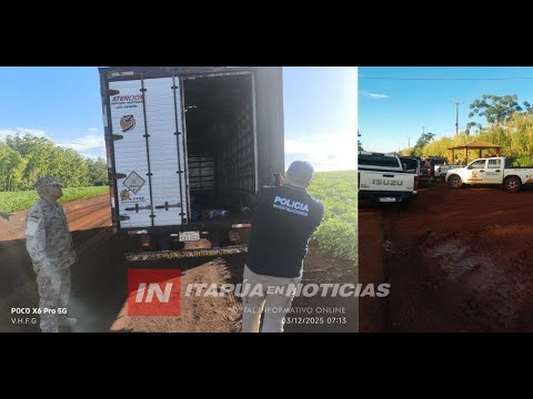 ROBAN CAMIÓN DE ENCOMIENDAS Y LO ABANDONAN SIN MERCADERÍAS EN CAPITÁN MEZA