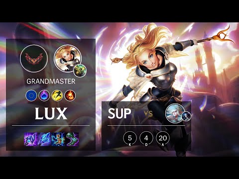 Lux Support vs Janna - EUW Grandmaster Patch 12.2