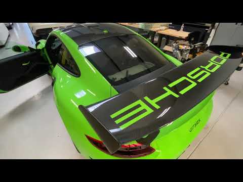 NanoCeramic window film on Porsche GT3RS