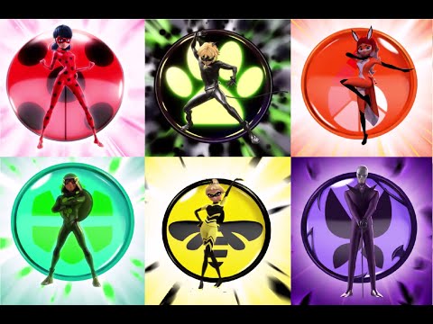 Voici Les 6 Transformations Connues A Ce Jour Miraculous Les Aventures De Ladybug Et Chat Noir