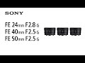Sony Festbrennweite FE 50mm F/2.5 G – Sony E-Mount