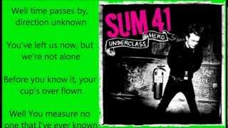 So Long Goodbye - Sum 41 lyrics
