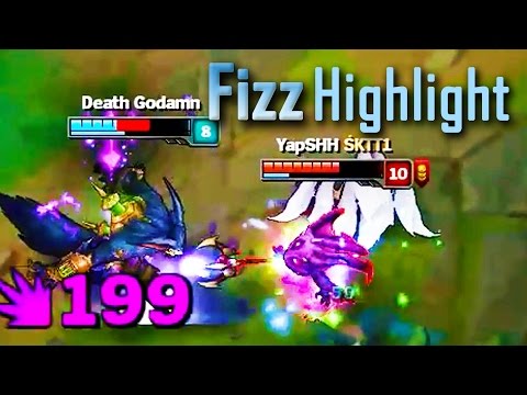 Fizz Highlights #20 - Fizz vs Ahri/Warwick | Patch 7.7