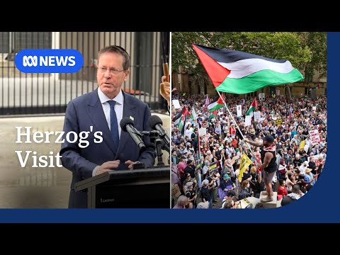 Israeli President Herzog visits Sydney as thousands protest | ABC NEWS