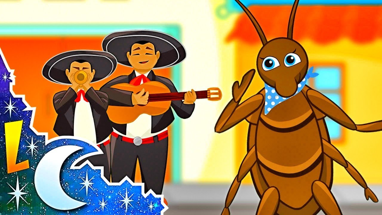 La Cucaracha ya no puede caminar | Canciones Infantiles | Videos para Niños | Lunacreciente