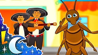 La Cucaracha ya no puede caminar | Canciones Infantiles | Videos para Niños | Lunacreciente
