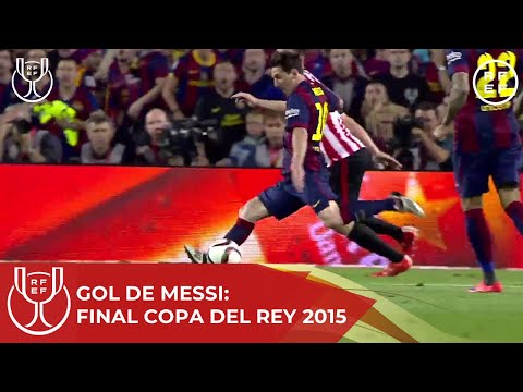 🏆 Gol de Leo Messi Athletic Club 1-3 FC Barcelona (Final Copa del Rey 2015) 🏆