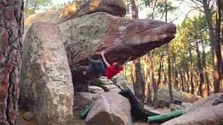 Video thumbnail of Varano, 7b. Albarracín