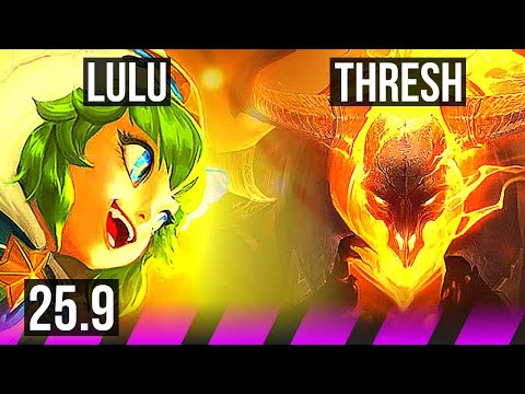 LULU & Jinx vs THRESH & Draven (SUP) | EUW Master | 25.9