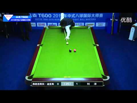 Francisco Diaz Pizarro vs Liu Yang - 2016 World Chinese 8 Ball Masters