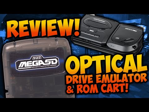 Mega SD Review - A Sega CD Optical Drive Emulator & ROM Cart!!!