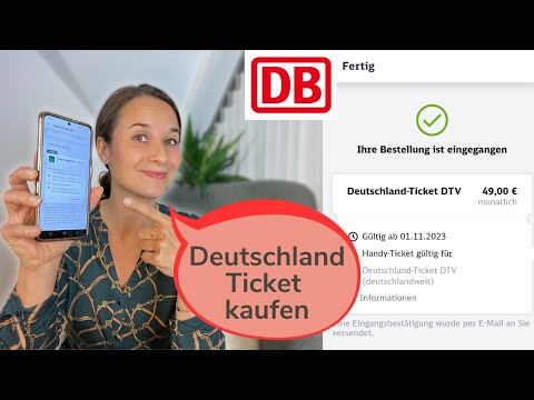 DEUTSCHLAND TICKET KAUFEN - so gehts über die DB App I 2023
