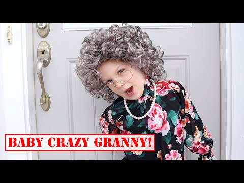 Escape BABY CRAZY GRANNY! Crazy Baby Granny Locks My PB and J in the Bedroom!