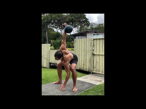 Day 299 FitPro Hawaii Workout - Side Press to Overhead Squat - March 12, 2021, 3:56 pm