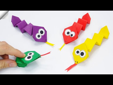 Amazing Paper Snake | Moving paper toys easy