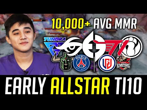9 Different TEAMS in one game - EG.Abed Farming Heroes - ALLSTAR DOTA 2