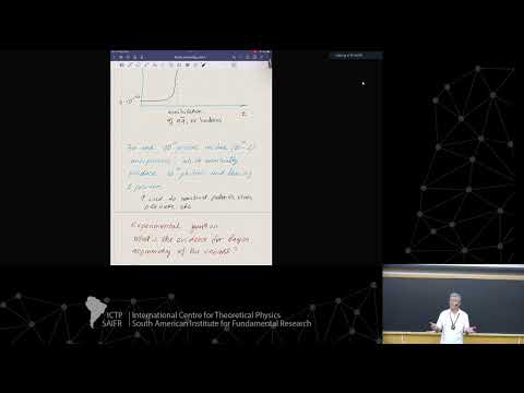 Mikhail Shaposhnikov: Cosmology and evidences of matter-dominated Universe - Class 3 of 4