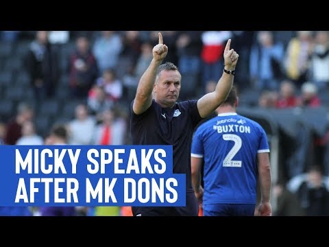 Post Match | Micky Mellon (MK Dons)