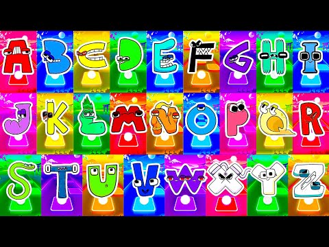 ALPHABET LORE 🆚 ALPHABET LORE TEAM 🆚 ALPHABET LORE SONG 🆚 Tiles Hop EDM RUSH🔥❤️🎶🎵