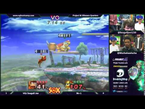 S@X 10/14/14 - Seagull Joe (Diddy Kong) vs 9k+1 (King Dedede) - Project M WQs - Smash PM