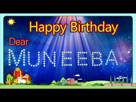Happy Birthday to Muneeba | Wish Happy Birthday to Muneeba | Muneeba Birthday Cake