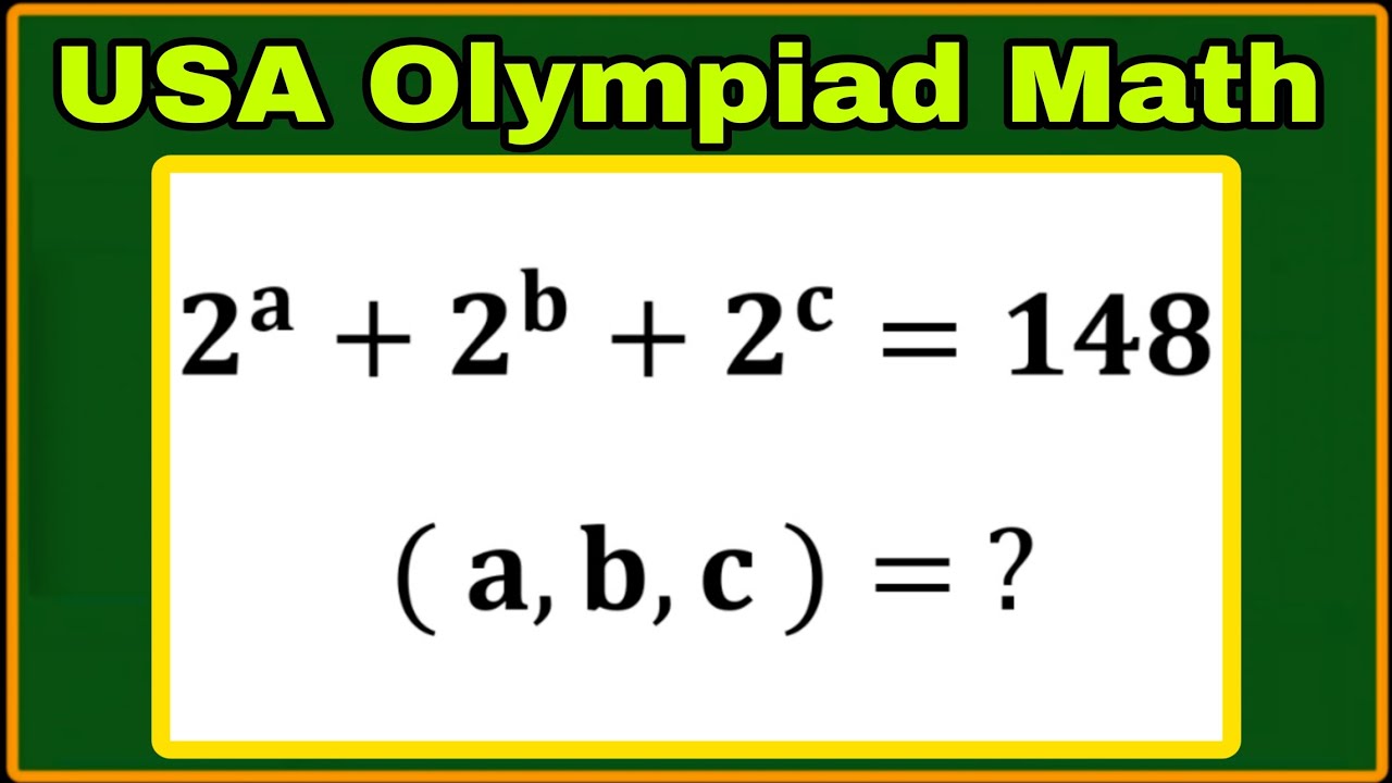 USA| Olympiad Math Problem| Tricky Math Question| Can you solve this?