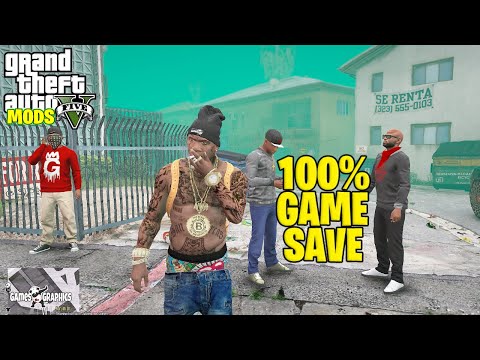 How to install 100% Game Save (2020) GTA 5 MODS