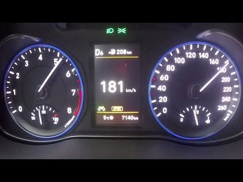 2018 Hyundai Kona 1.6 T-GDI 4WD 0-100 kmh kph 0-60 mph Tachovideo Beschleunigung Acceleration
