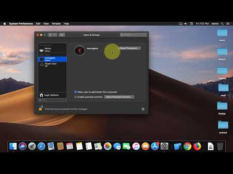 How to Change Mac User Login Password