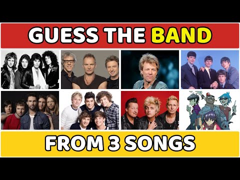 Can You Name the Band from These Songs? 🔥 | Music Quiz
