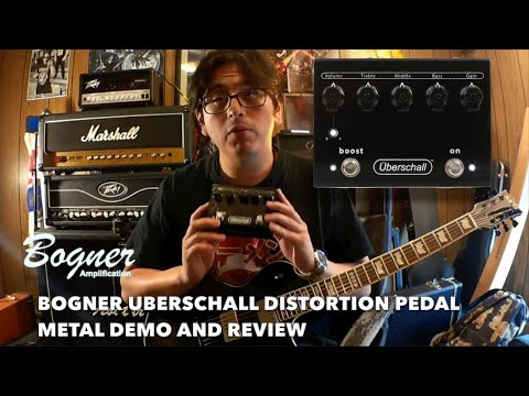 Bogner Uberschall Distortion Pedal - Metal Demo and review