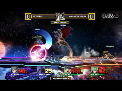 Ultra WBB #139 | Juice & Beast vs Wawa Peach & Redeemer Z - Winners Semi Finals - Sm4sh