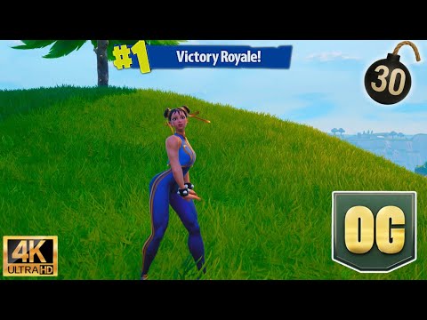 30 Bomb ☠️ | Fortnite OG Season 6 (Solo Zero build Gameplay) Ps5 120Fps Chun Li Wins #fortnite #4k