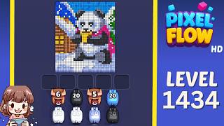 Pixel Flow Level 1434 Solution Walkthrough