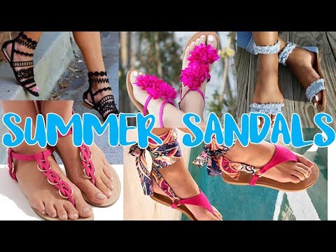 Summer Sandals and How to Style Them 2018 Flat Sandals...
