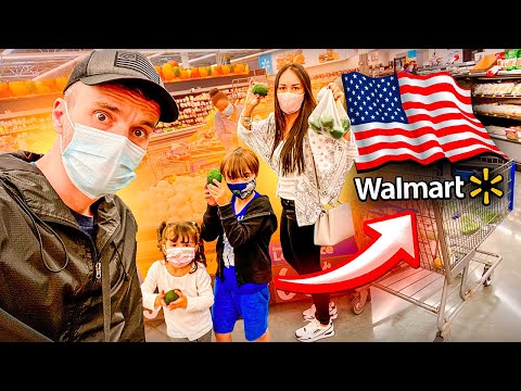 COMPRAS DA SEMANA NO SUPERMERCADO WALMART DOS ESTADOS UNIDOS - Custo de Vida EUA - Família Brancoala