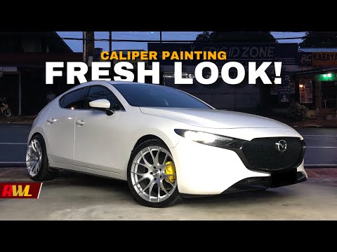 Brake Calipers Painting for a Fresher Look, Mazda3 2020